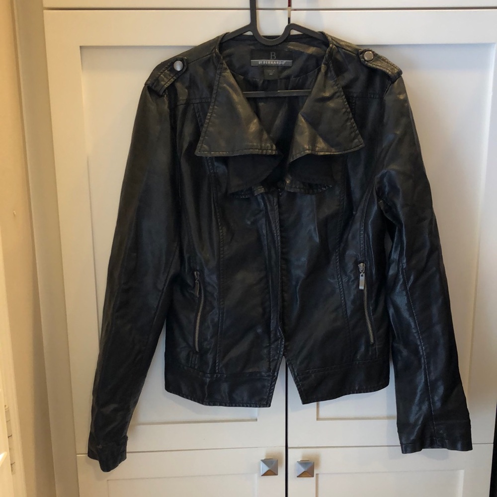 Bernardo Faux Leather Jacket